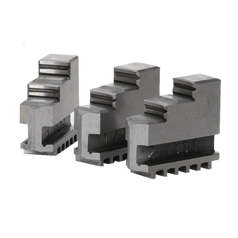 Jeu de 3 mors doux 20 mm pour mandrins concentriques Ø 160 mm DIN 6350