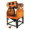 Cabine de sablage SSK 5 double porte haute qualité 1200 litres