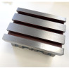 TABLE DE BRIDAGE ORIENTABLE EN ACIER AVEC RAINURES EN T