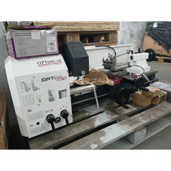 photos du Tour à métaux  Optimum TU 2807 (400V) + Dro + Ruban + kit tourelles SWH1 en  Bonne affaire