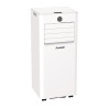 photo de côté Climatiseur mobile blanc avec contrôle Bluetooth et Wi-Fi PAC 12000 H