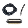Vue des accessoires de l' ASPIRATEUR A CENDRES CLEANCRAFT FLEXCAT 122 VCA
