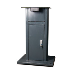 Socle avec rangement métallique Optimum pour touret les tourets à meuler sm 175 à sm 300.