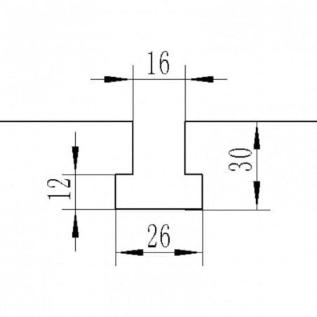 Sous-structure avec table de serrage pour machines à fileter  Metallkraft  (3)