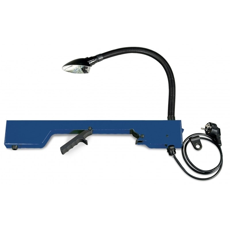 Lampe de travail sur support escamotable Lampe de travail sur support escamotable