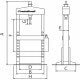 Presse d'établi Metallkraft WPP 15 T