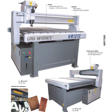 Routeur CNC VR 1212B Uniwork