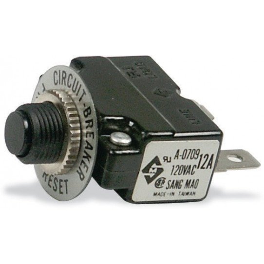 Disjoncteur-contacteur 1 phase 12 Amp.