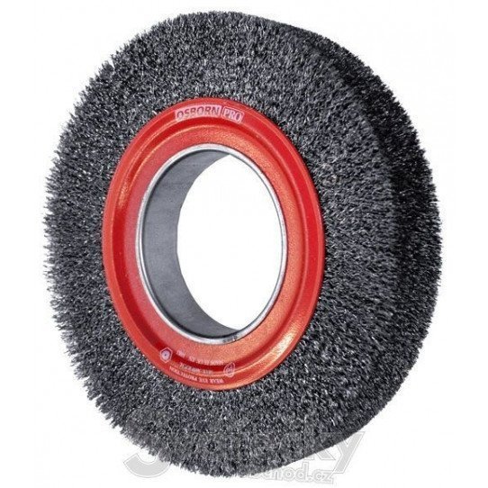 Brosse ronde fils ondulés 250 x 30 mm