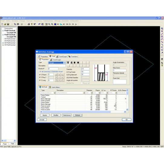 Logiciel e-NC Fraisage 2D