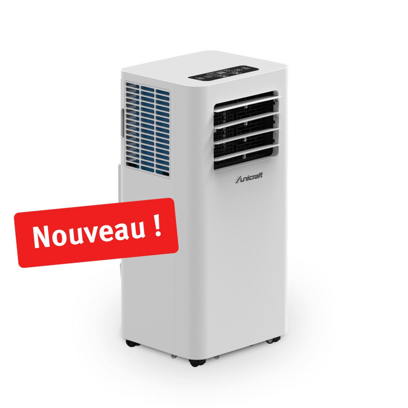 Climatiseur  mobile avec contrôle Bluetooth et Wi-Fi PAC 12000 H. Kit d'évacuation.