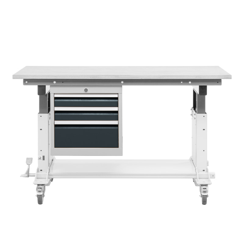 Caisson à fixer sous établi compatible avec la table AMT 505 Unicraft