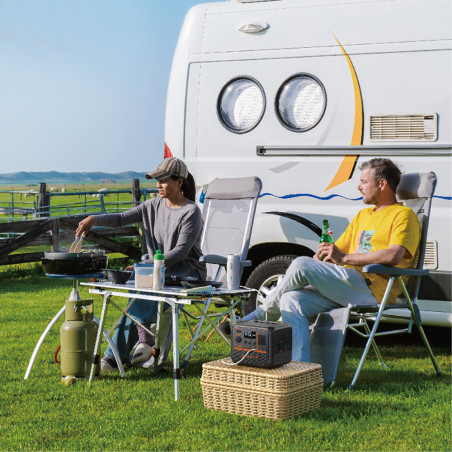 Station d'énergie portable idéale pour tous les besoins PREMIUM 50 BLUETTI. En situation.