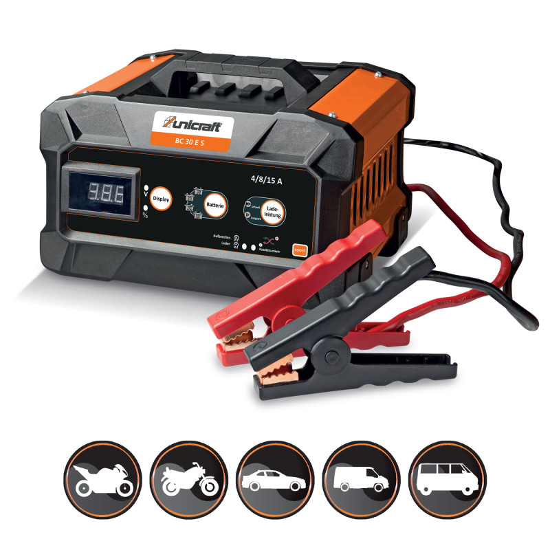Chargeur/démarreur de batterie Unicraft BC 30 ES