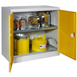 Armoire de sûreté 1000 basse - 2 bacs - 34L