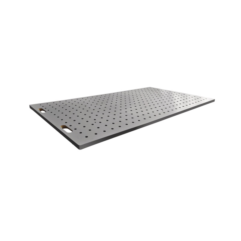 Plan de travail perforé en MDF 2020 x 1020 x 25 mm / alésage Ø 20 mm