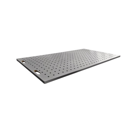 Plan de travail perforé en MDF 2020 x 1020 x 25 mm / alésage Ø 20 mm