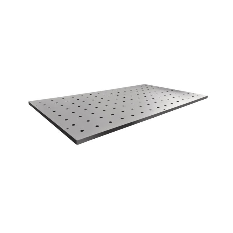 Plan de travail perforé en MDF 1500 x 800 x 25 mm / trou Ø 20 mm