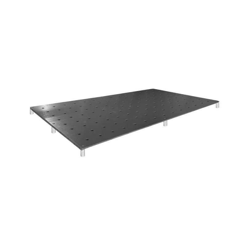 Plateau de table de soudage 1200 x 750 x 12 mm / Trou Ø 28 mm
