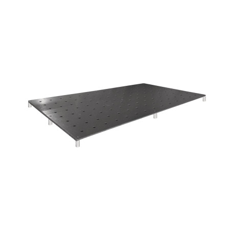 Plateau de table de soudage 1200 x 750 x 12 mm / Trou Ø 28 mm
