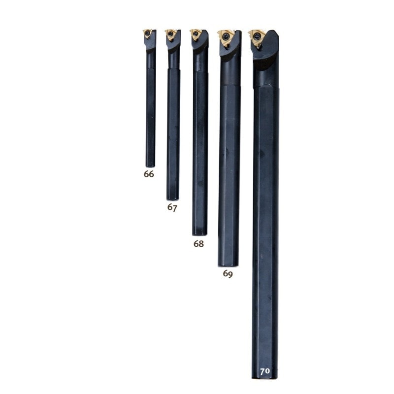 Jeu de 5 outils d'alésage 8/10/12/16/20 mm à plaquettes Jeu de 5 outils d'alésage 8/10/12/16/20 mm à plaquettes