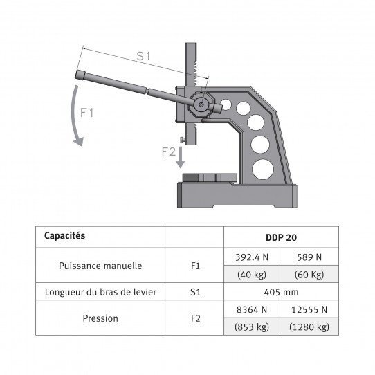 Presse manuelle  Optimum DDP20 - 3359012