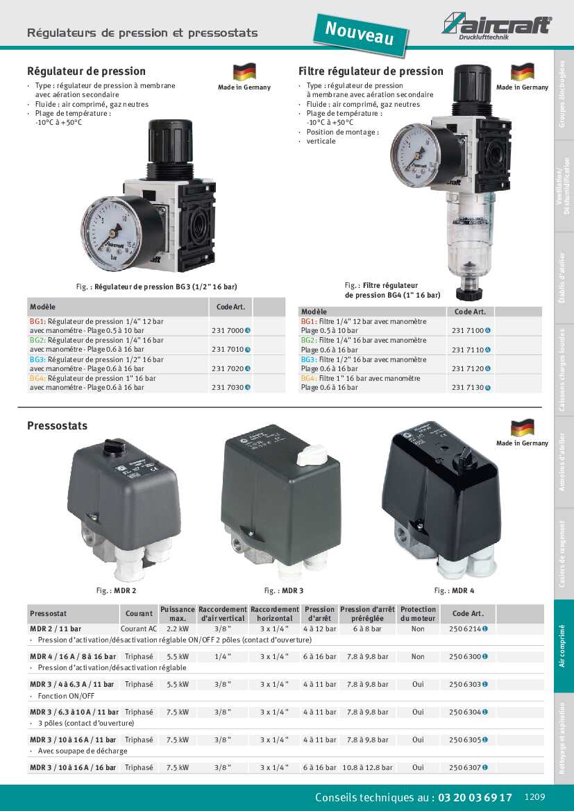 Soupape de décharge EV2S pour pressostat Condor