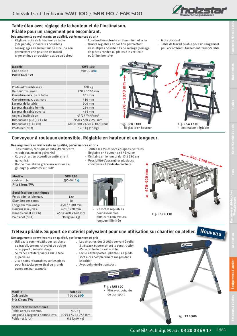 Table étau SWT 100 - 5900010 OPTIMACHINE