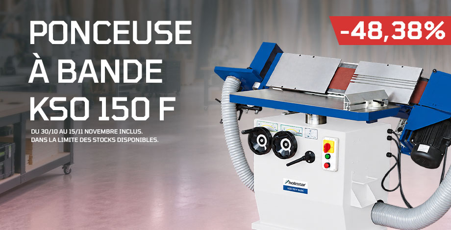 Ponceuse à bande, machine bois optimachines