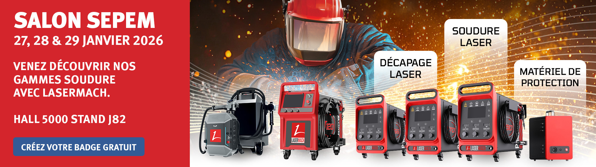 Créez votre badge gratuit pour le salon SEPEM Douai 