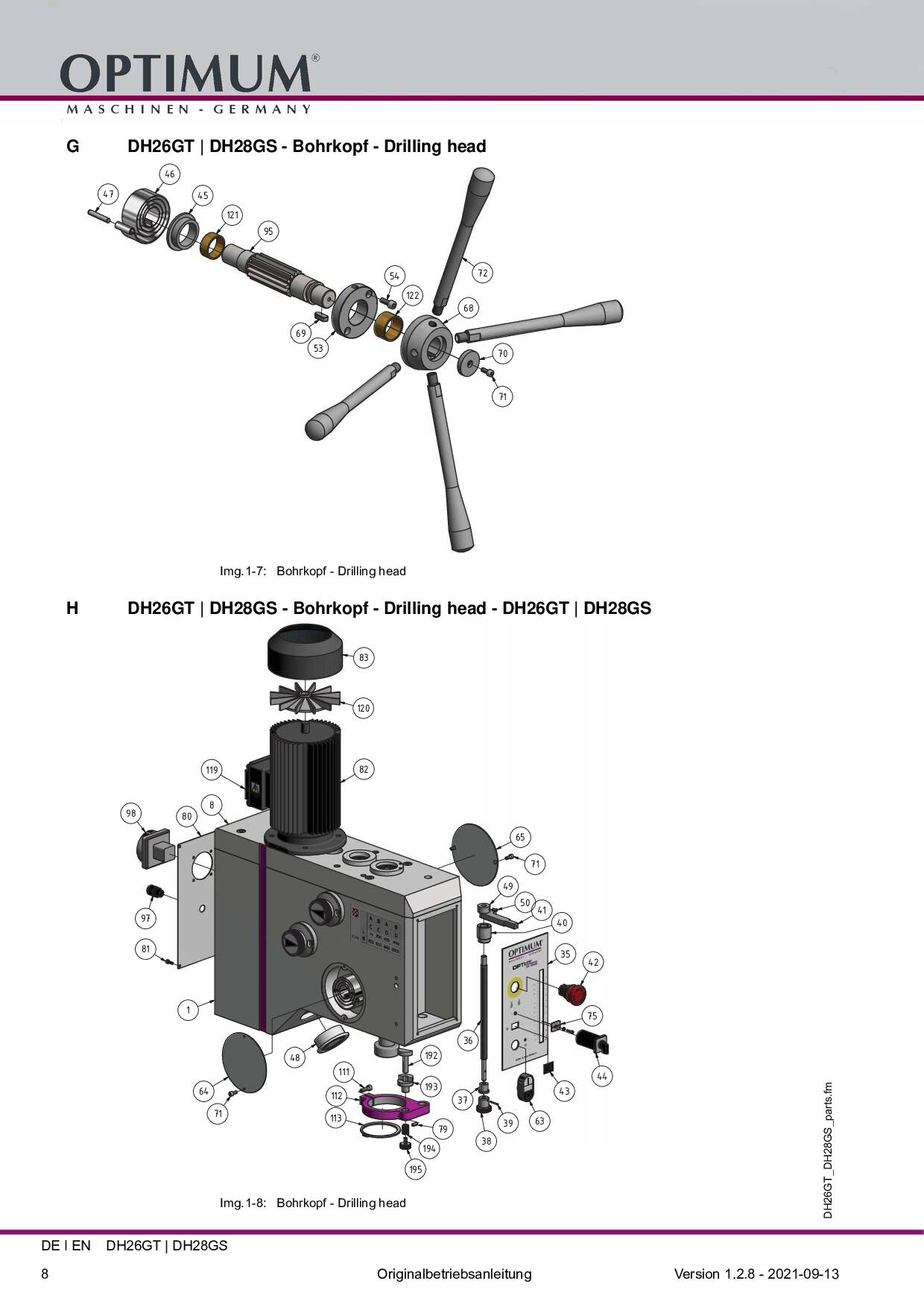 Perceuse à colonne Optimum DH 32 GS – Machimex