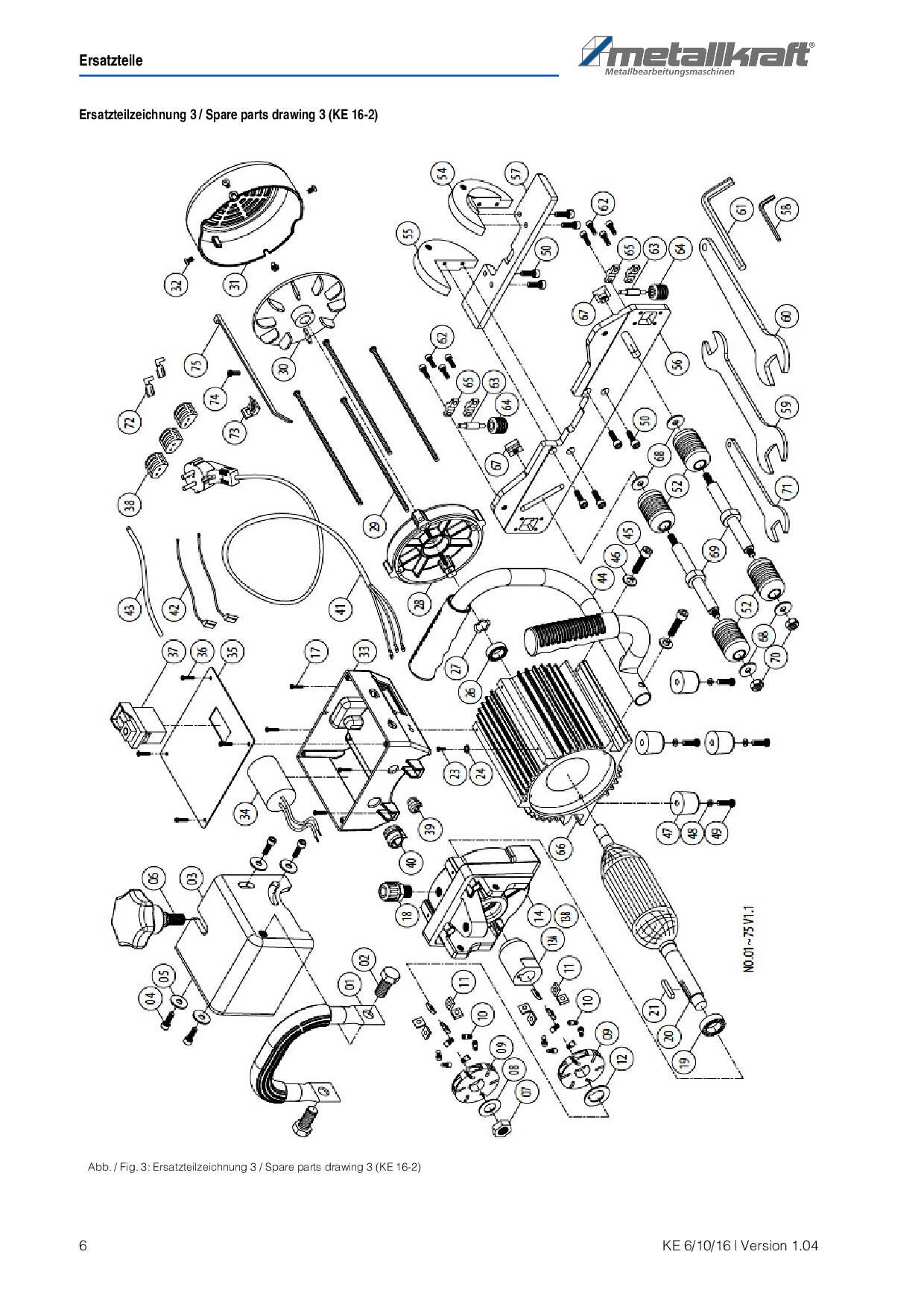 Chanfreineuse-Ebavureuse, METALLKRAFT KE 10-2